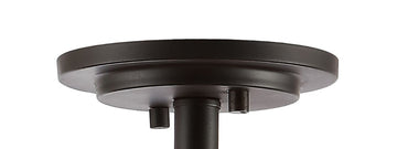 Ferme 14" Iron Rustic Farmhouse LED Flush Mount - JONATHAN Y